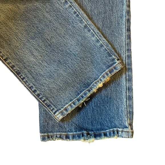 MATERNITY Jeans INGRID & ISABEL Crossover Panel Vintage Straight Capri's size 4 - Picture 2 of 7